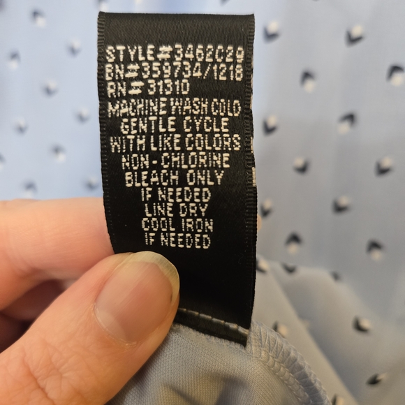 Alyx 3x Light Blue Women's Blouse - Picture 7 of 11